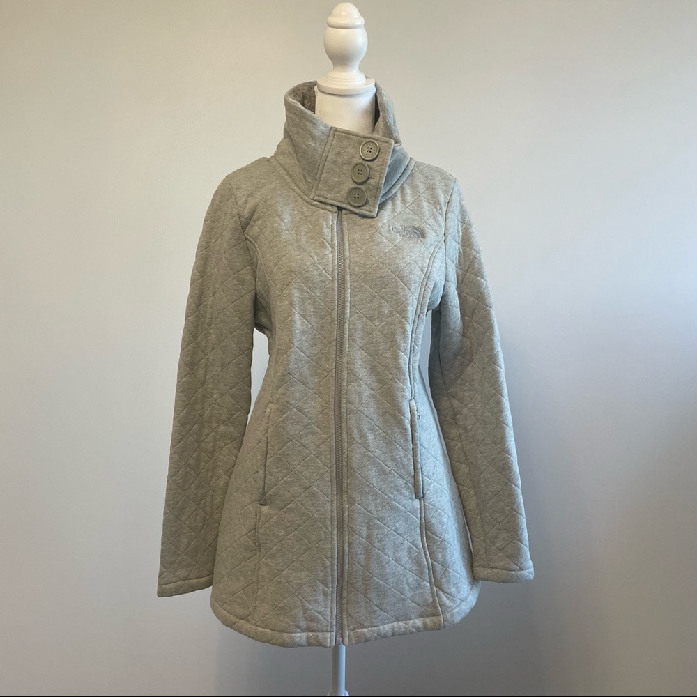 The North Face Gray Knit Coat Size M